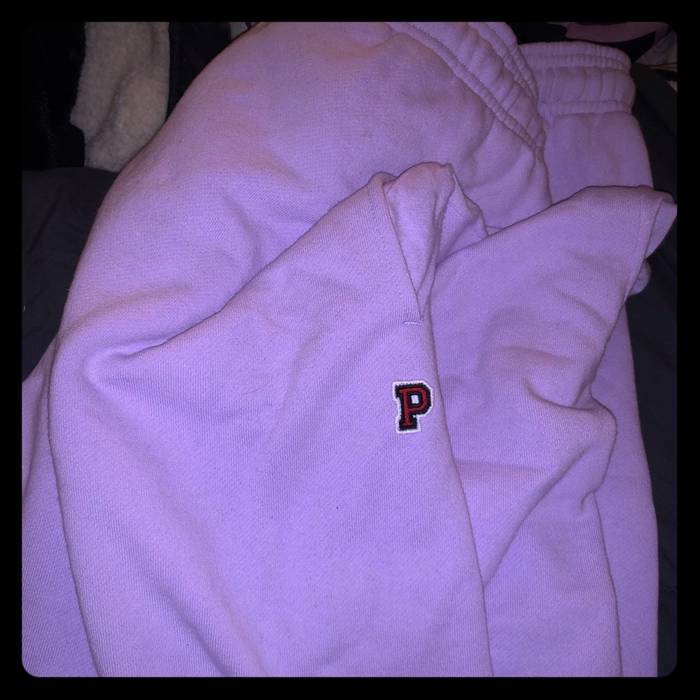 VS Pink Campus Style Sweatpants Sz L